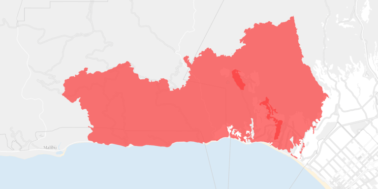 Maps: See how large the California wildfires are