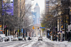 Winter storm that covered South and East Coast in snow and ice to move offshore