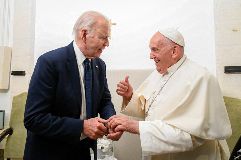 Biden awards Pope Francis Presidential Medal of Freedom with distinction